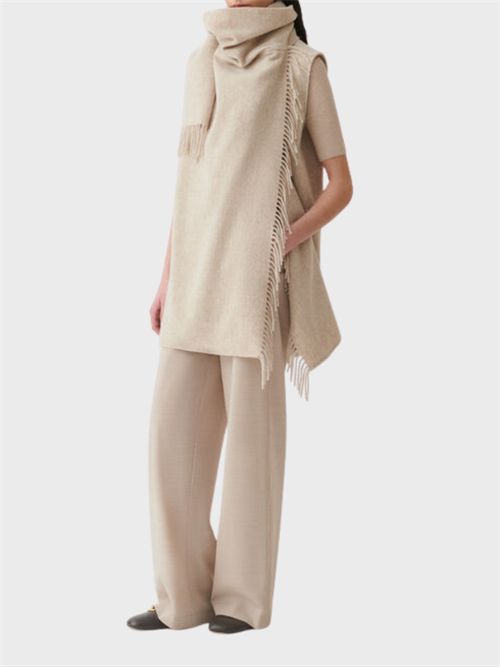 Wool Vest with Matching Scarf FABIANA FILIPPI | SAD216A908M5380164